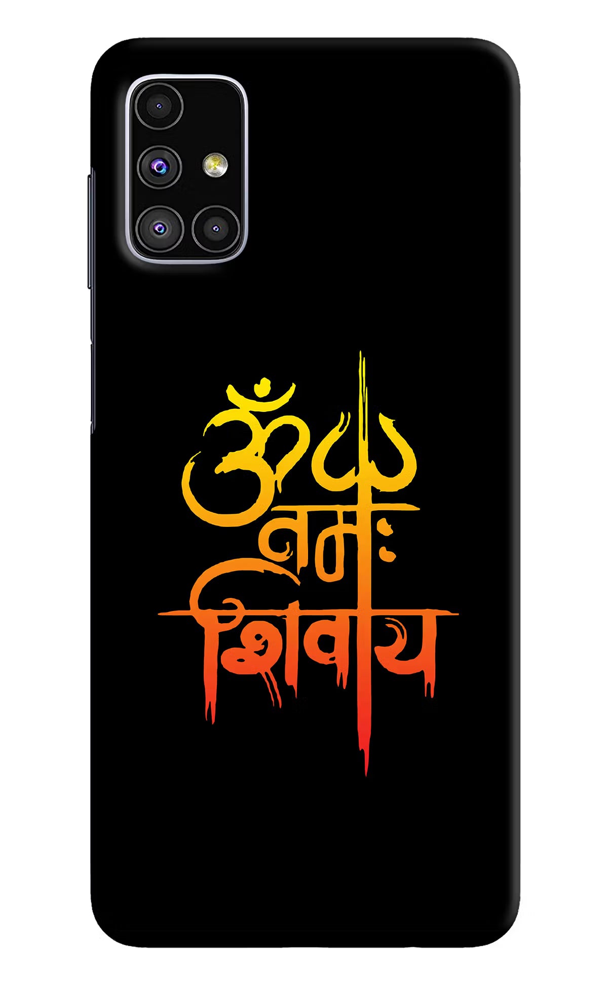 Om Namah Shivay Samsung M51 Hard Case Back Cover by Casekaro