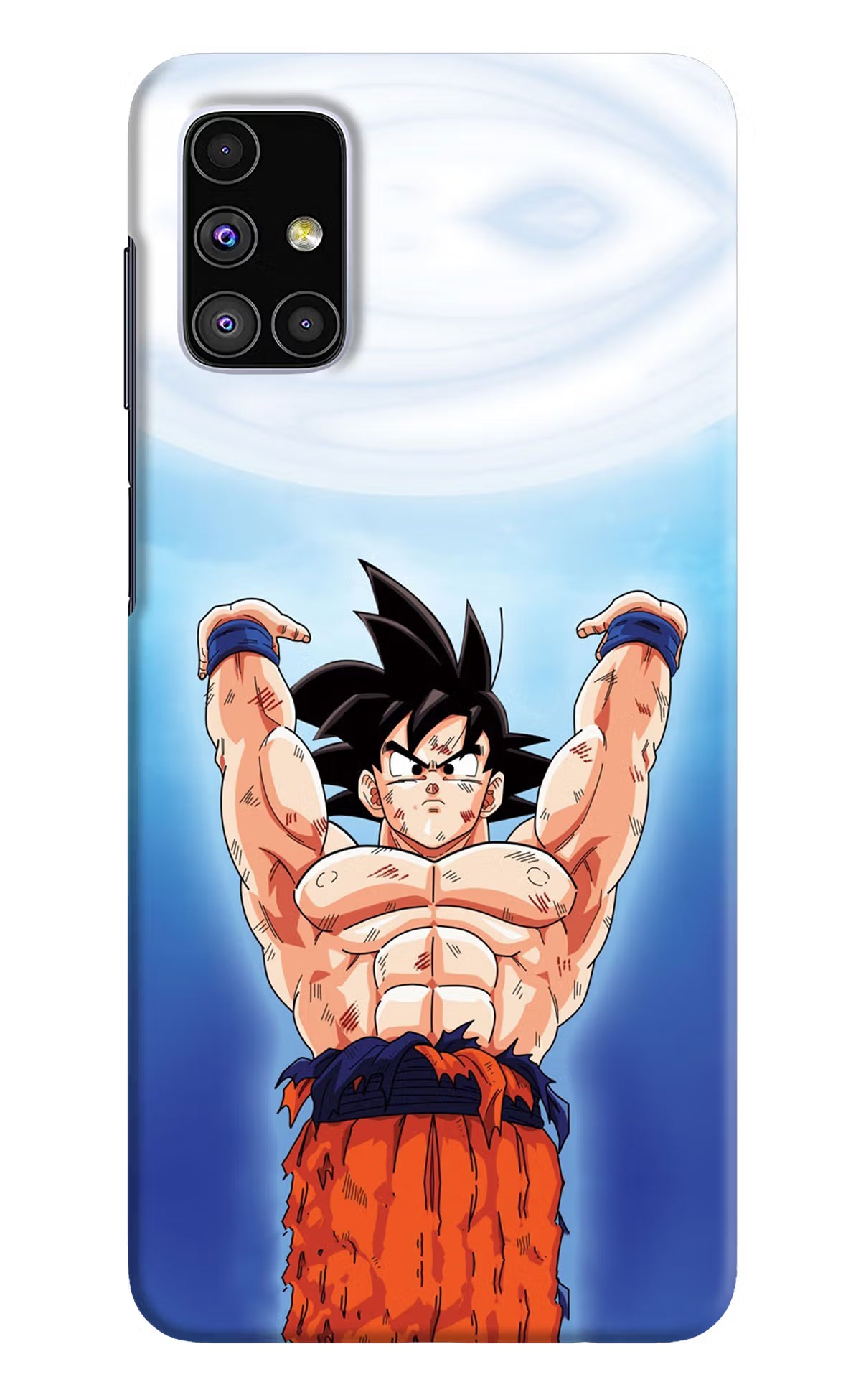Goku Power Samsung M51 Hard Case Back Cover by Casekaro