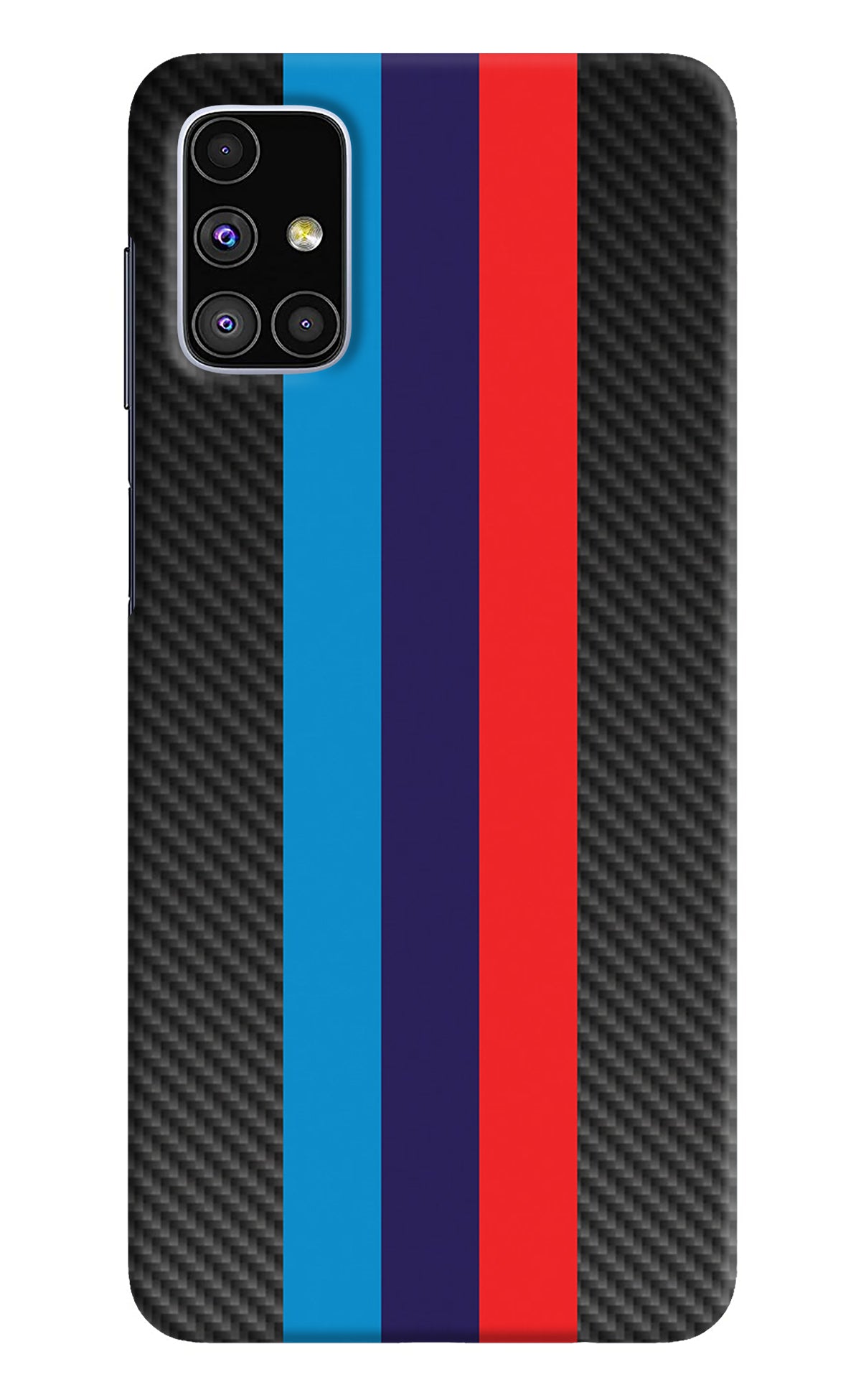 BMW Stripes Pattern Samsung M51 Back Cover