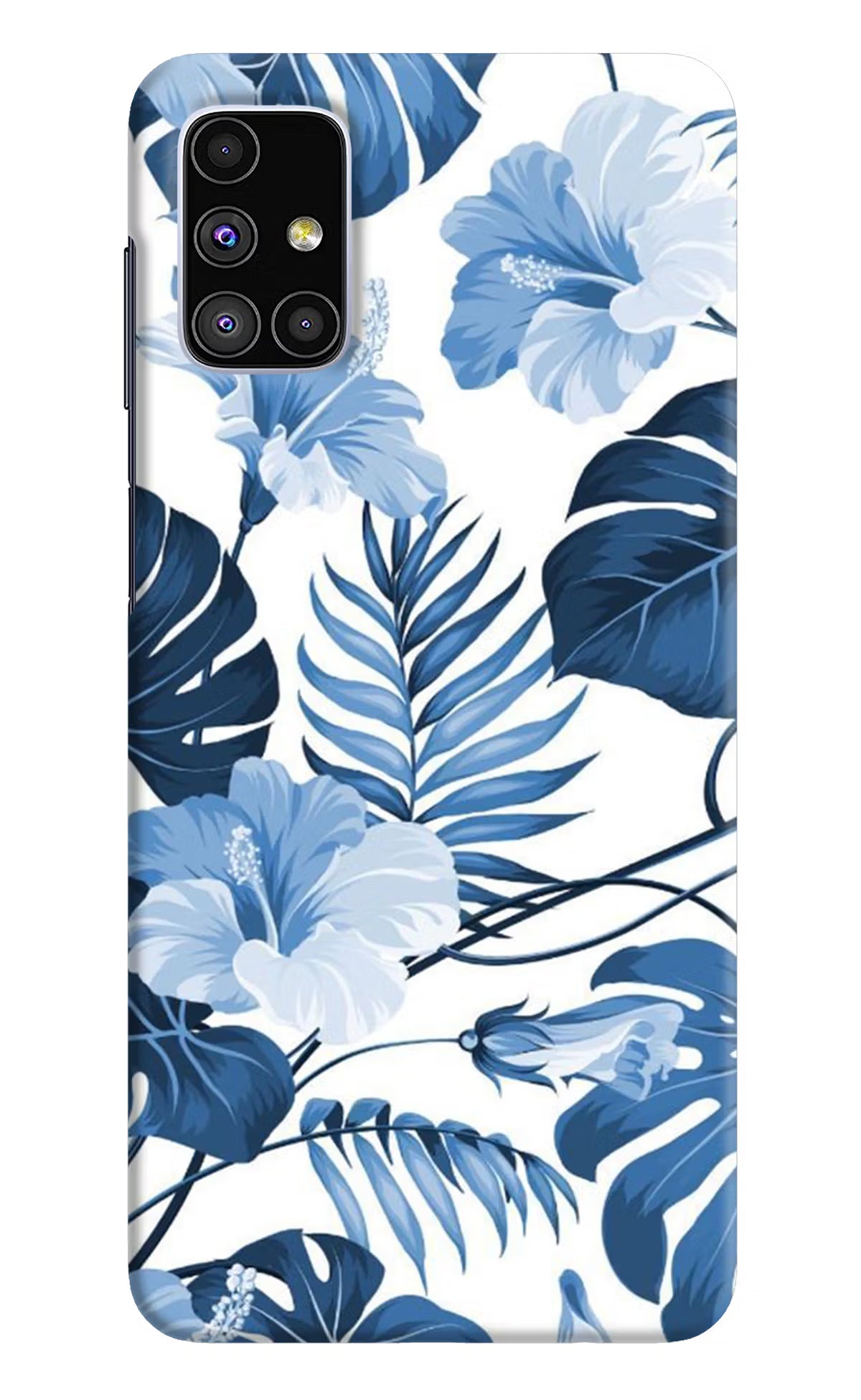 Fabric Art Samsung M51 Hard Case Back Cover by Casekaro