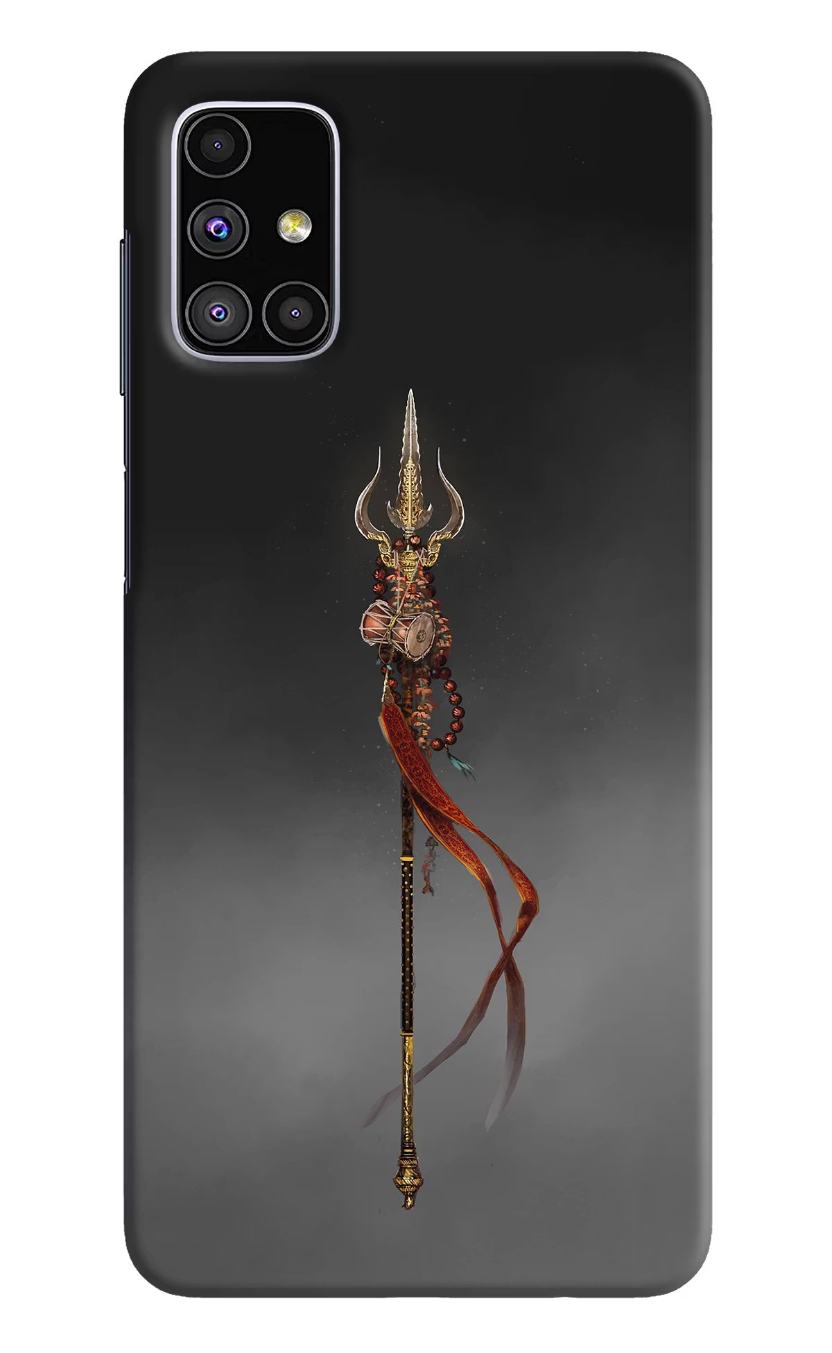 Shiv Trishul Samsung M51 Hard Case Back Cover by Casekaro