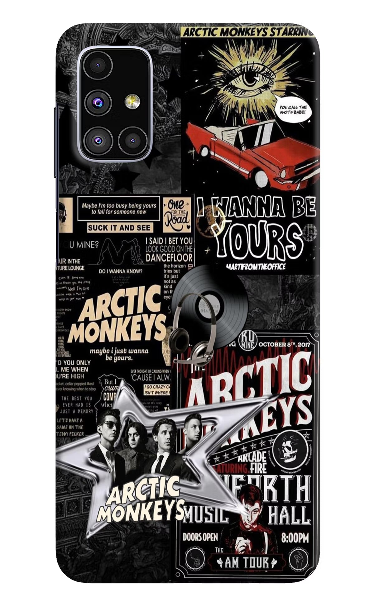 Arctic Monkeys Samsung M51 Hard Case Back Cover by Casekaro