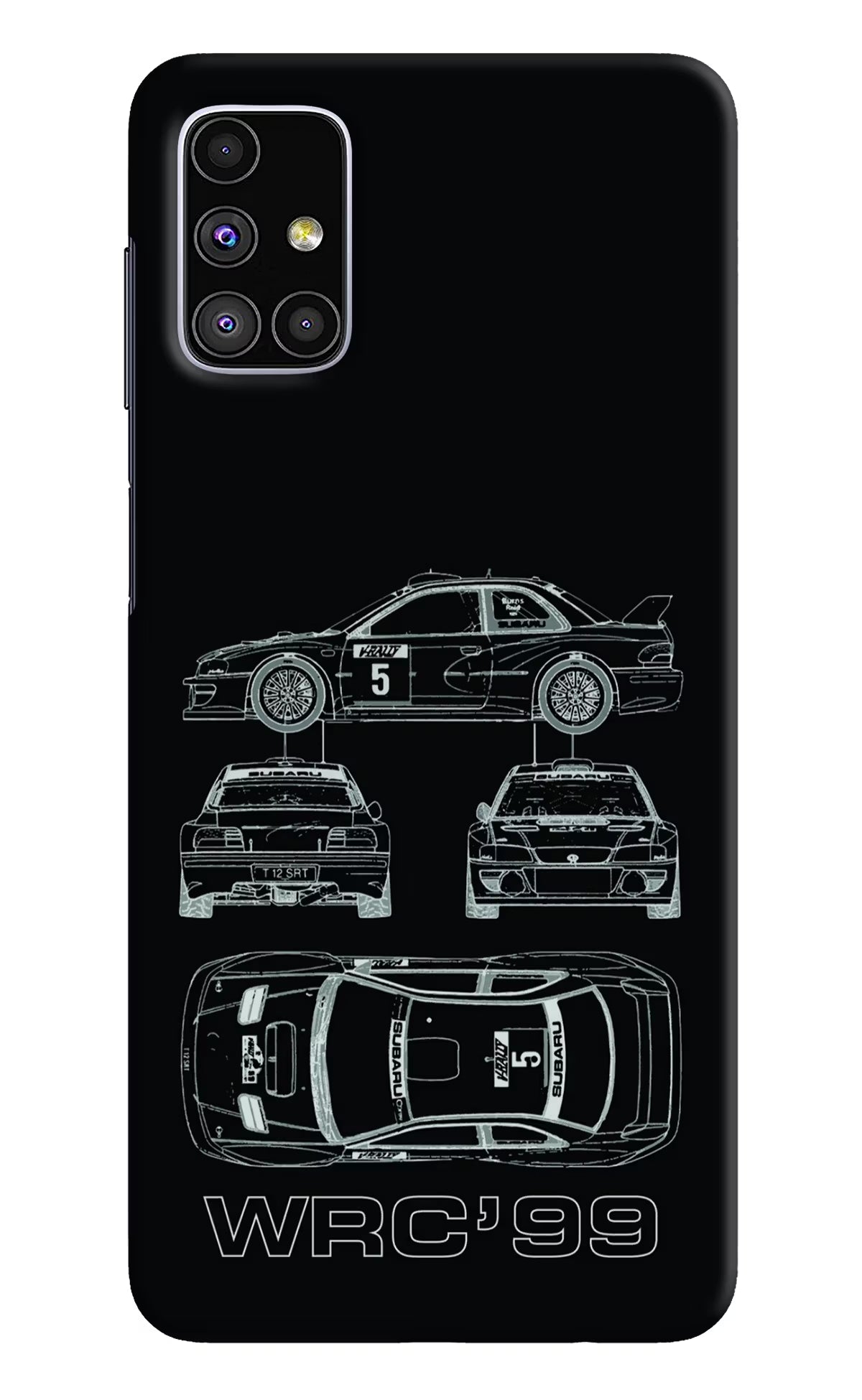 WRC'99 Samsung M51 Hard Case Back Cover by Casekaro