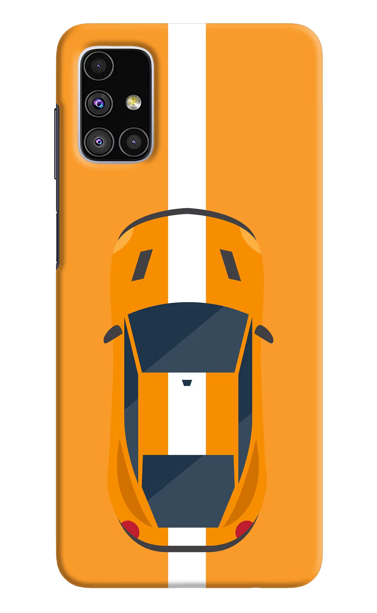 Highway Pursuit Samsung M51 Hard Case Back Cover by Casekaro