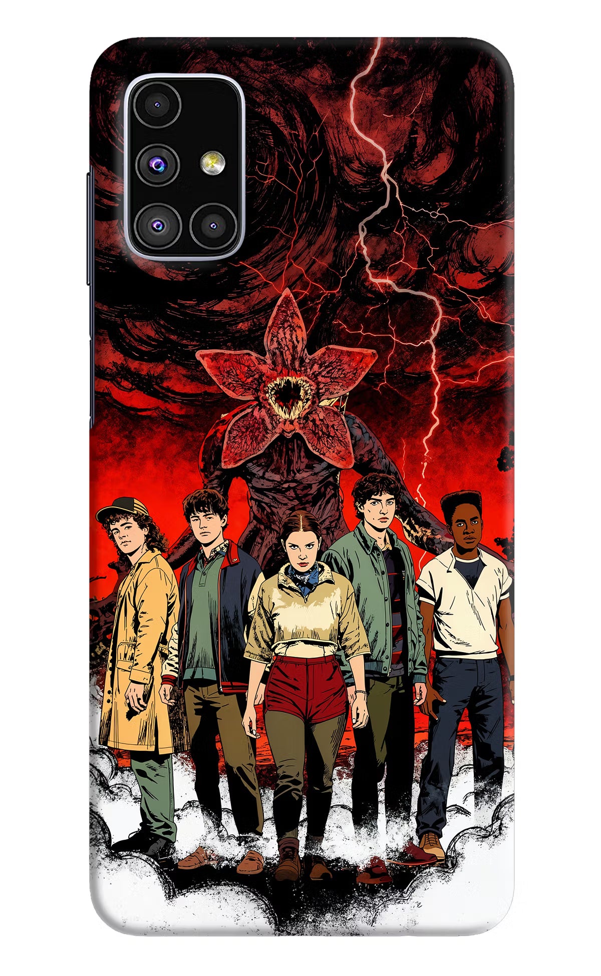 Ordinary Things Characters Samsung M51 Hard Case Back Cover by Casekaro