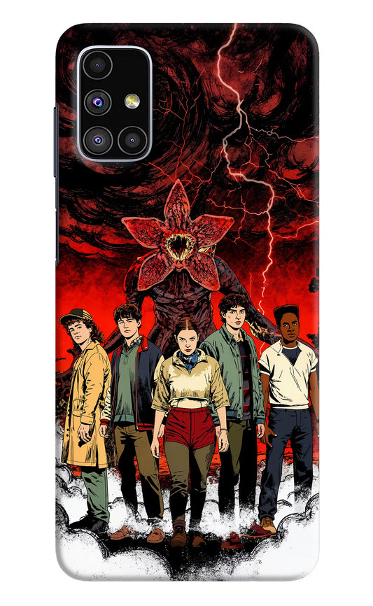 Ordinary Things Characters Samsung M51 Hard Case Back Cover by Casekaro