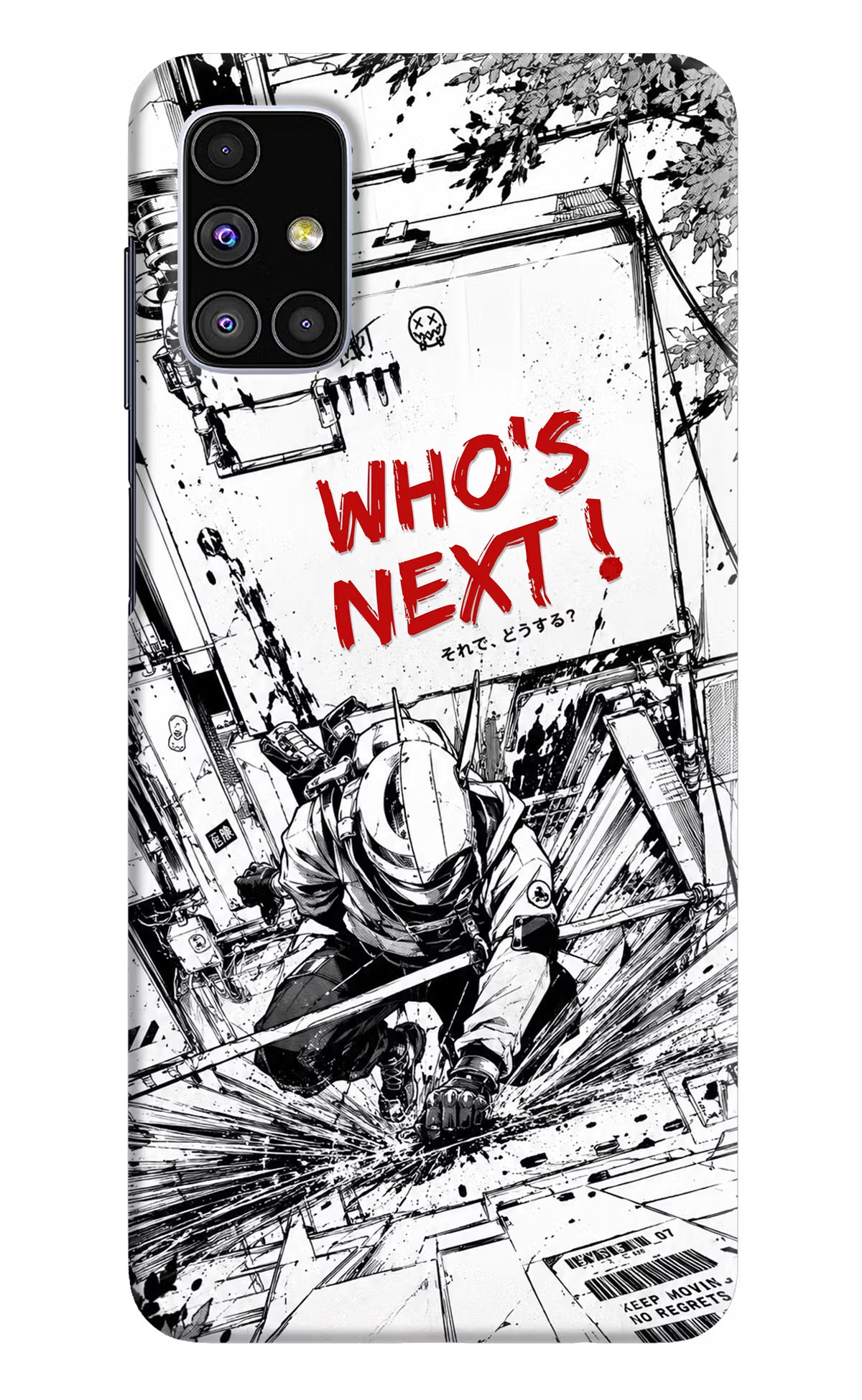 Who's Next Samsung M51 Hard Case Back Cover by Casekaro