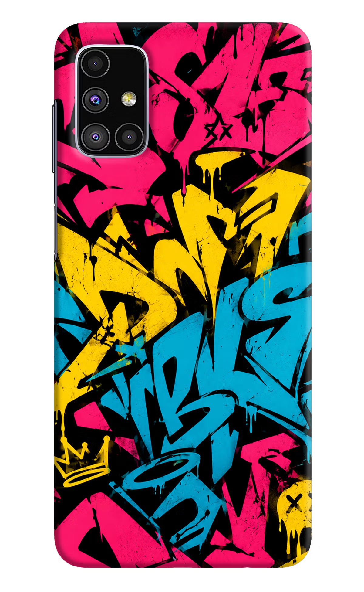 Graffiti Vibe Samsung M51 Back Cover