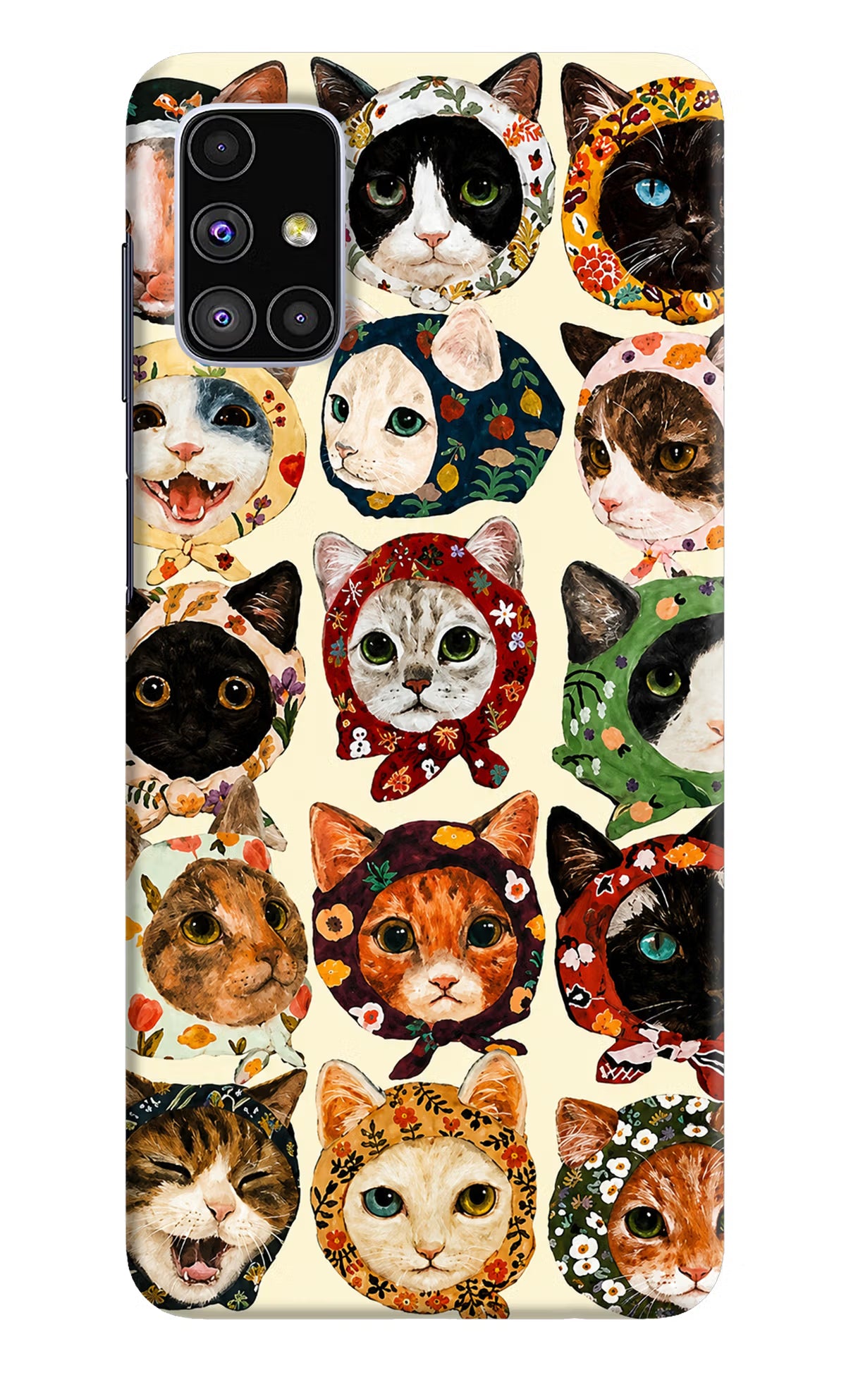 Cool Cat Samsung M51 Back Cover