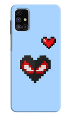 Peter Heart Samsung M51 Hard Case Back Cover by Casekaro