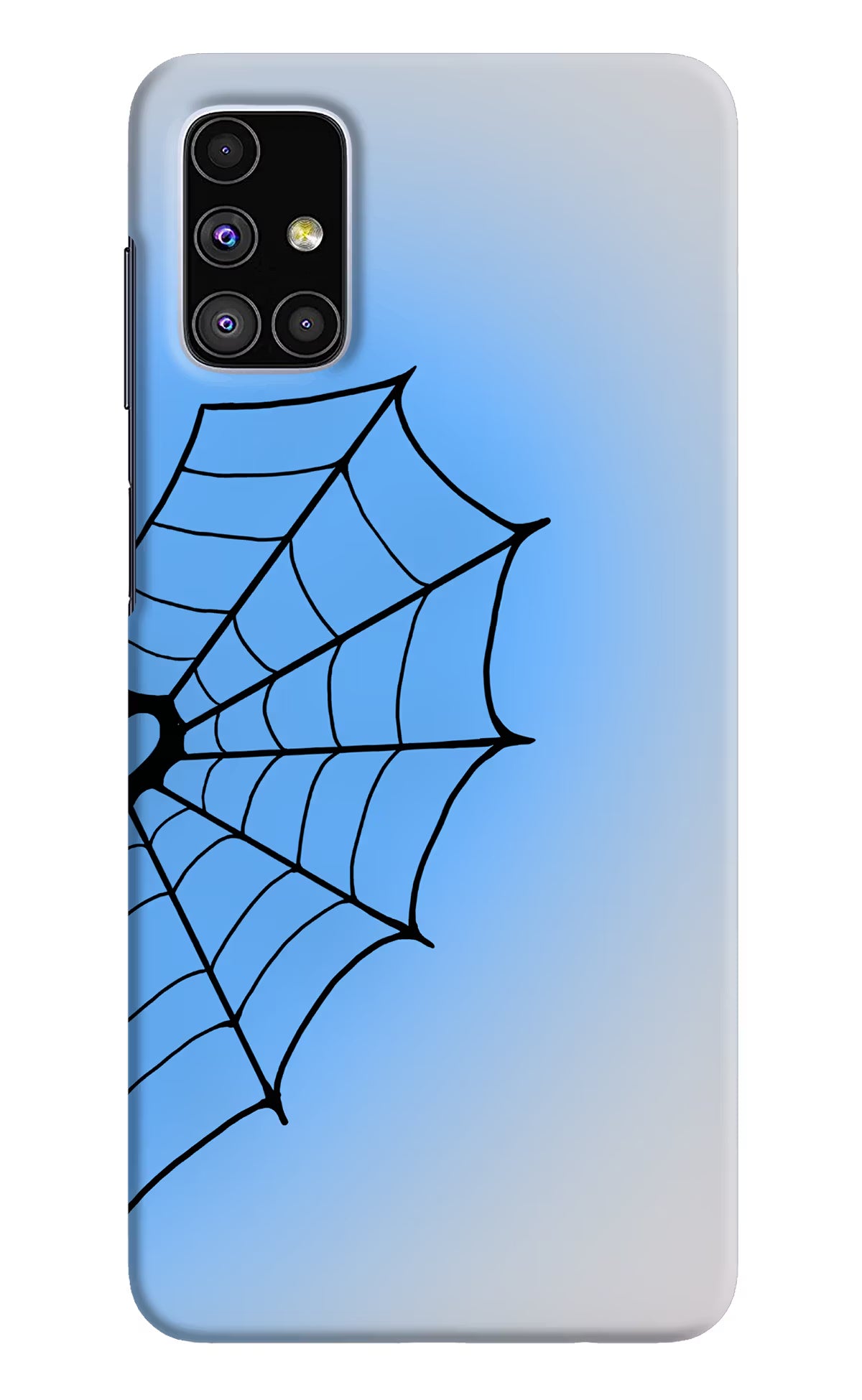 Blue Web Samsung M51 Back Cover