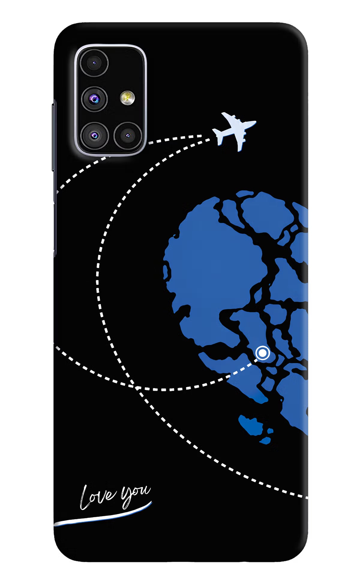 Love Orbit Samsung M51 Back Cover