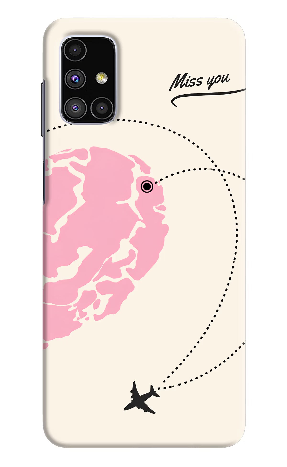 Miss Orbit Samsung M51 Back Cover