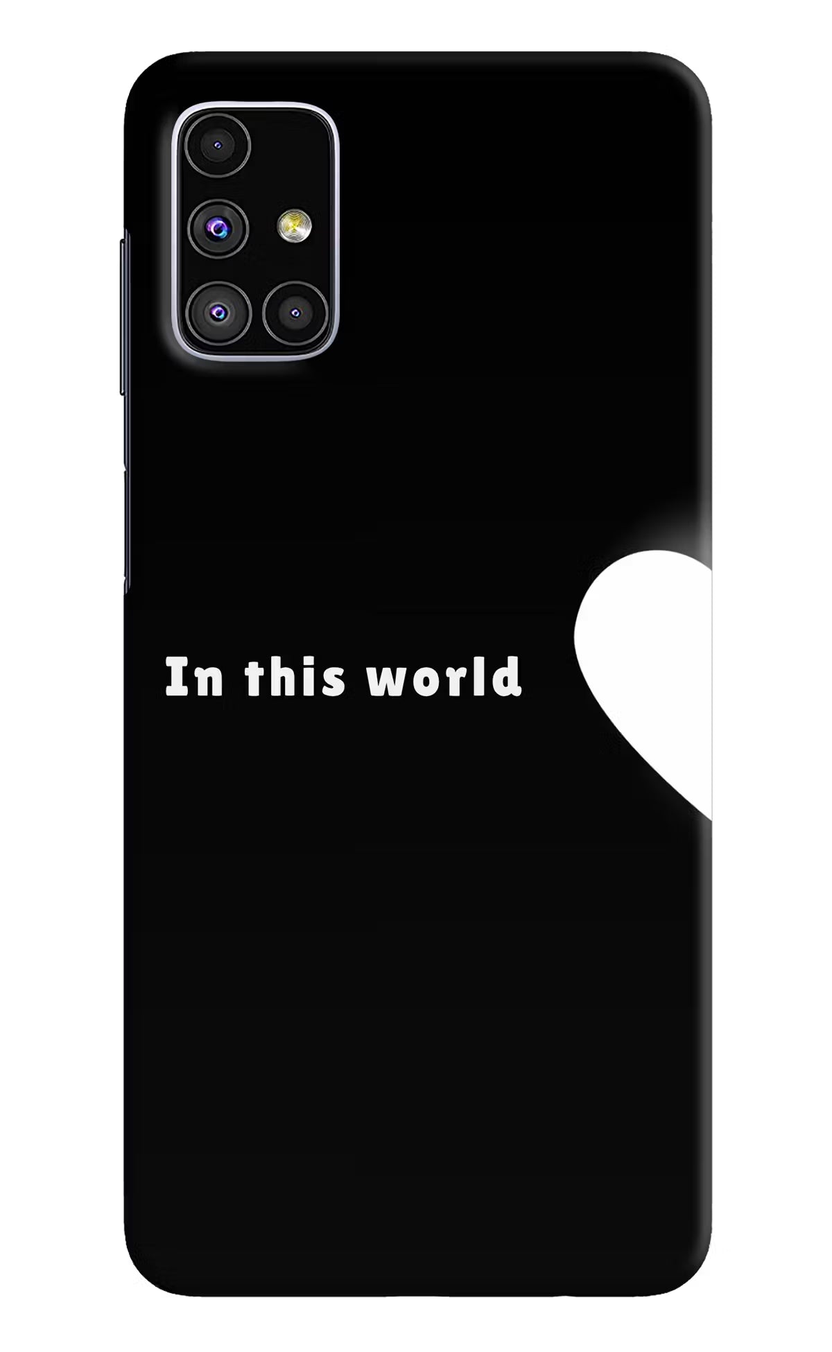 This World Samsung M51 Back Cover