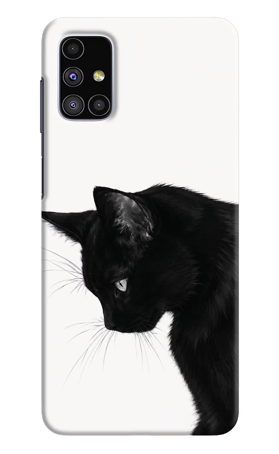 Shadow Gaze Samsung M51 Back Cover, Hard case