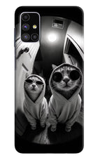 Hood Cats Samsung M51 Hard Case Back Cover by Casekaro