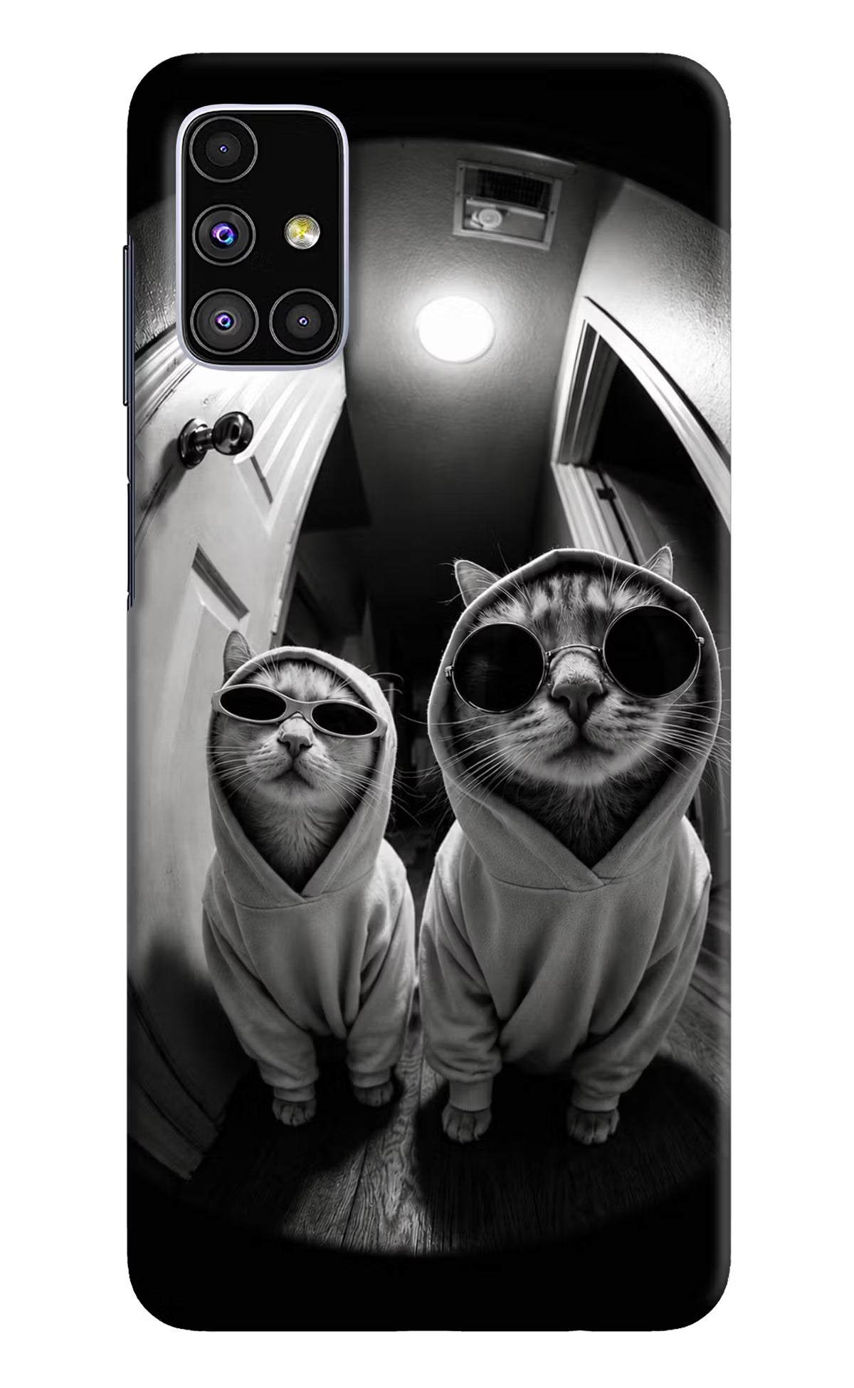 Hood Cats Samsung M51 Back Cover