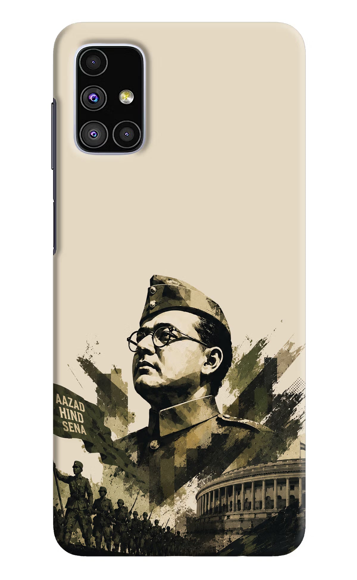 Netaji Rising Samsung M51 Back Cover