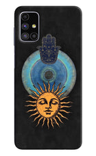 Divine Sun Samsung M51 Hard Case Back Cover by Casekaro
