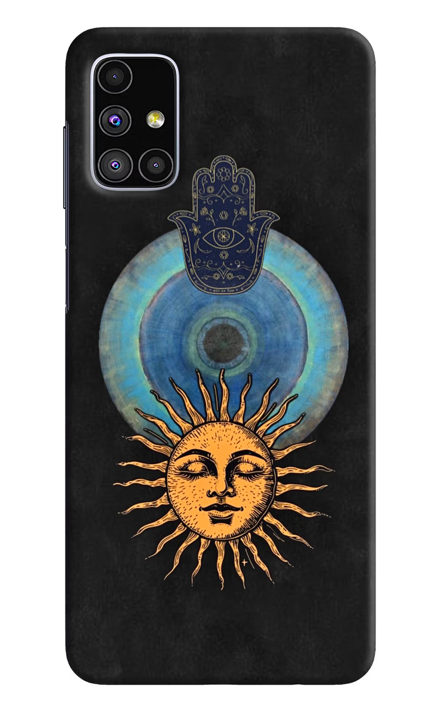 Divine Sun Samsung M51 Back Cover, Hard case