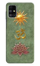 Om & Lotus Samsung M51 Back Cover