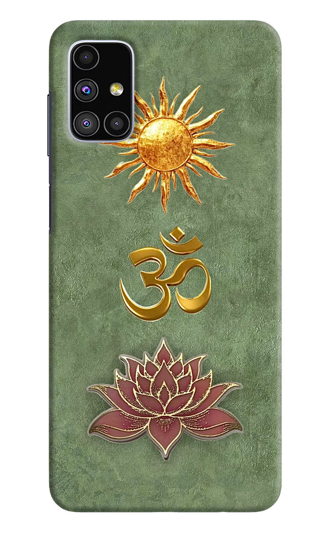 Om & Lotus Samsung M51 Back Cover
