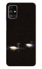 Silent Swans Samsung M51 Hard Case Back Cover by Casekaro