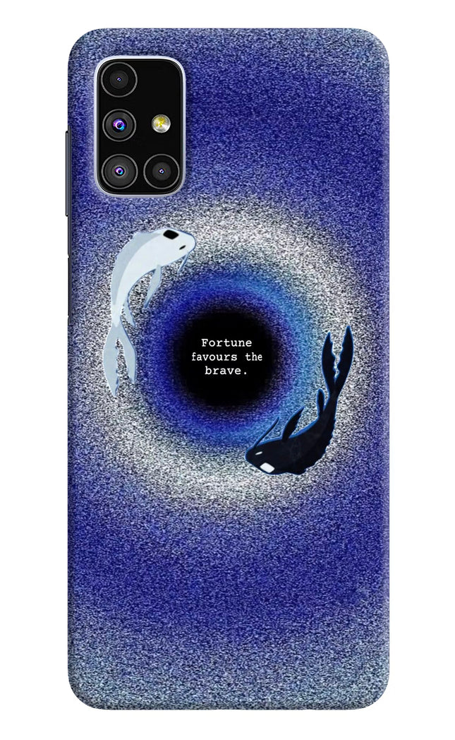 Dark Koi Samsung M51 Hard Case Back Cover by Casekaro