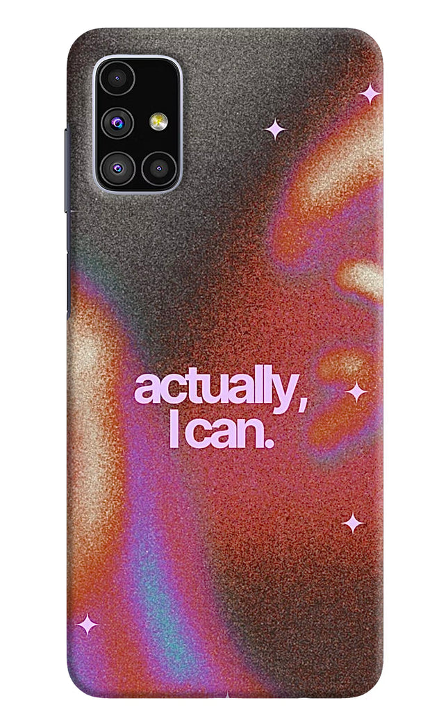 Pink Aura Samsung M51 Hard Case Back Cover by Casekaro
