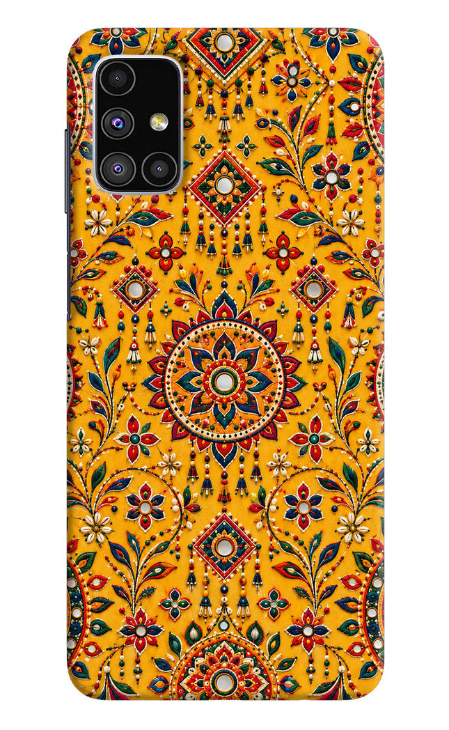 Sunlit Aura Samsung M51 Hard Case Back Cover by Casekaro