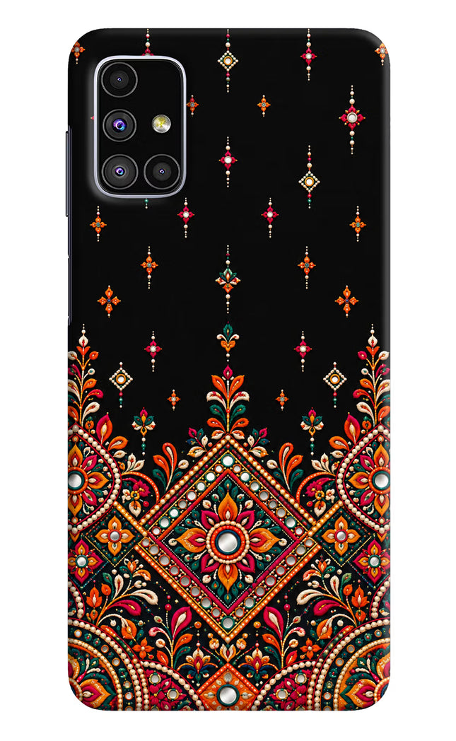 Noir Mehfil Samsung M51 Hard Case Back Cover by Casekaro