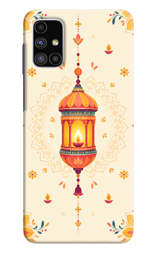 Golden Lantern Samsung M51 Hard Case Back Cover by Casekaro