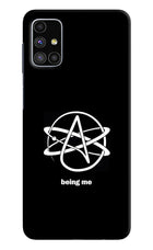Atheist Symbol Samsung M51 Hard Case Back Cover by Casekaro