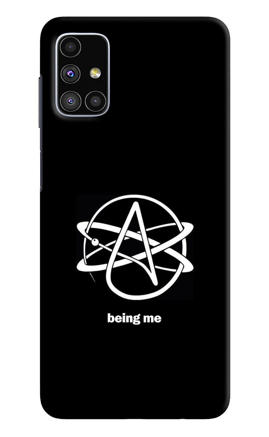 Atheist Symbol Samsung M51 Back Cover, Hard case