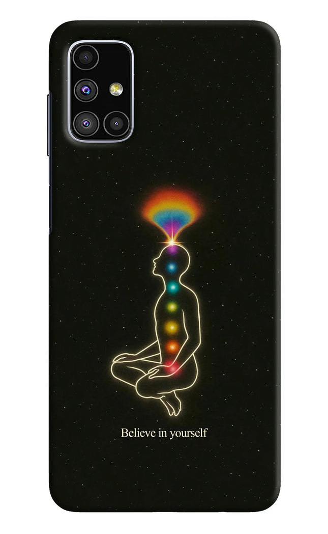 Believe in yourself Samsung M51 Hard Case Back Cover by Casekaro