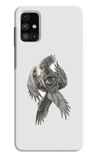Accurate Angel Samsung M51 Hard Case Back Cover by Casekaro