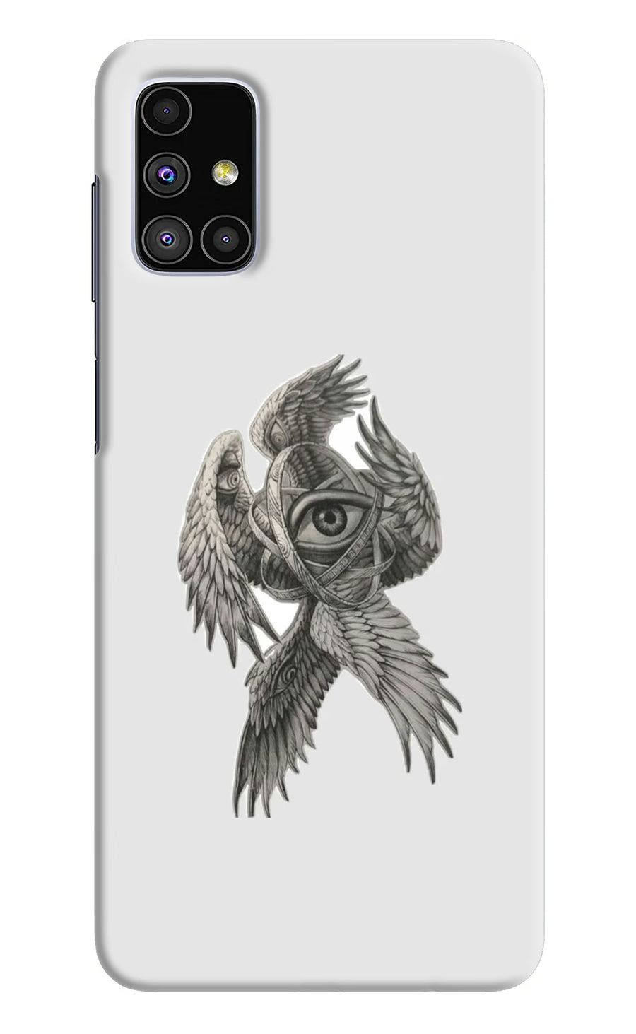 Accurate Angel Samsung M51 Back Cover, Hard case