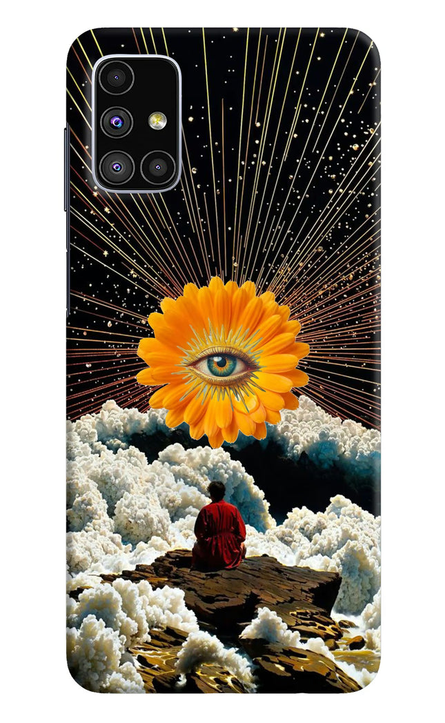 Cosmic Flower Samsung M51 Hard Case Back Cover by Casekaro