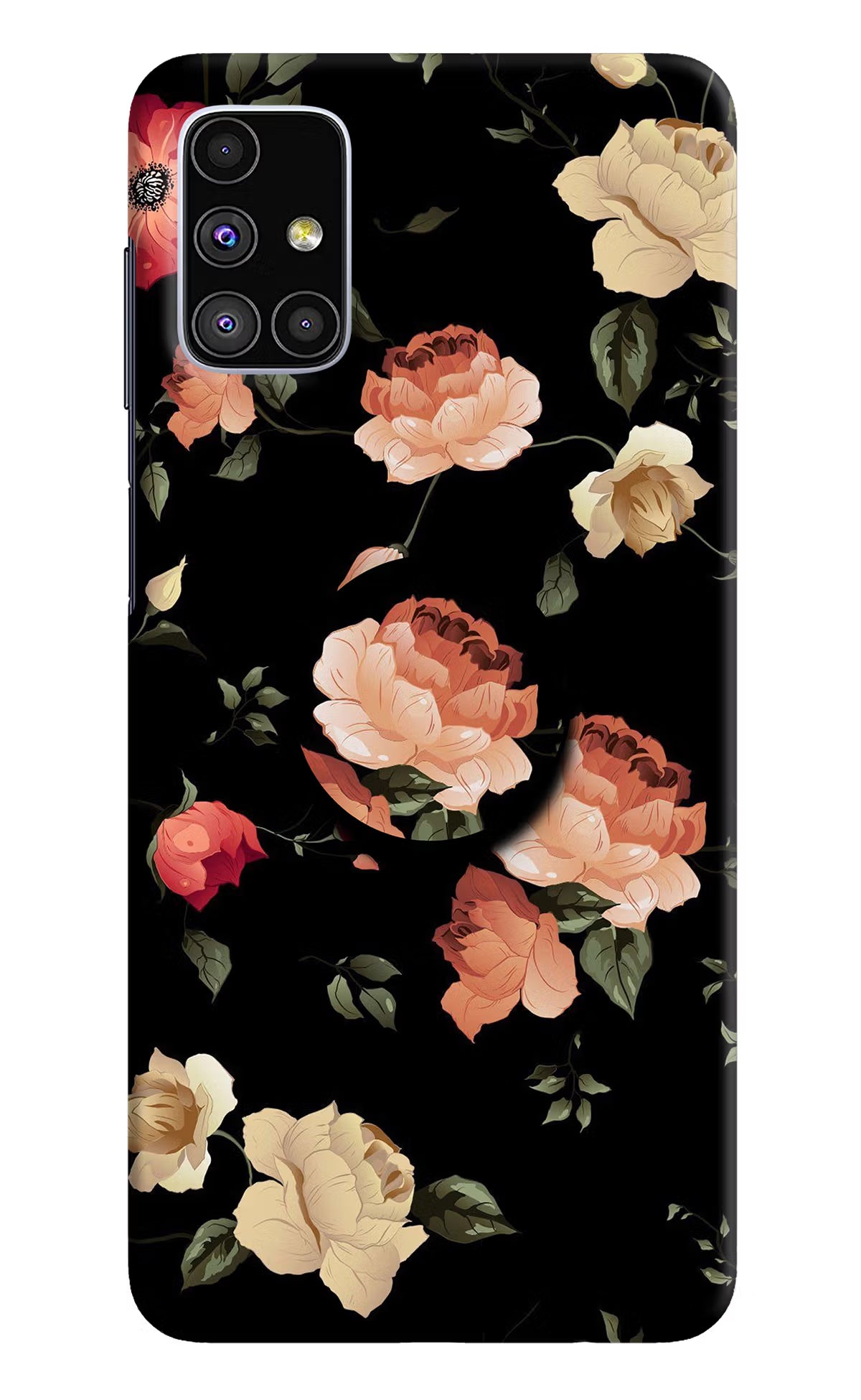 Flowers Samsung M51 Pop Case by Casekaro
