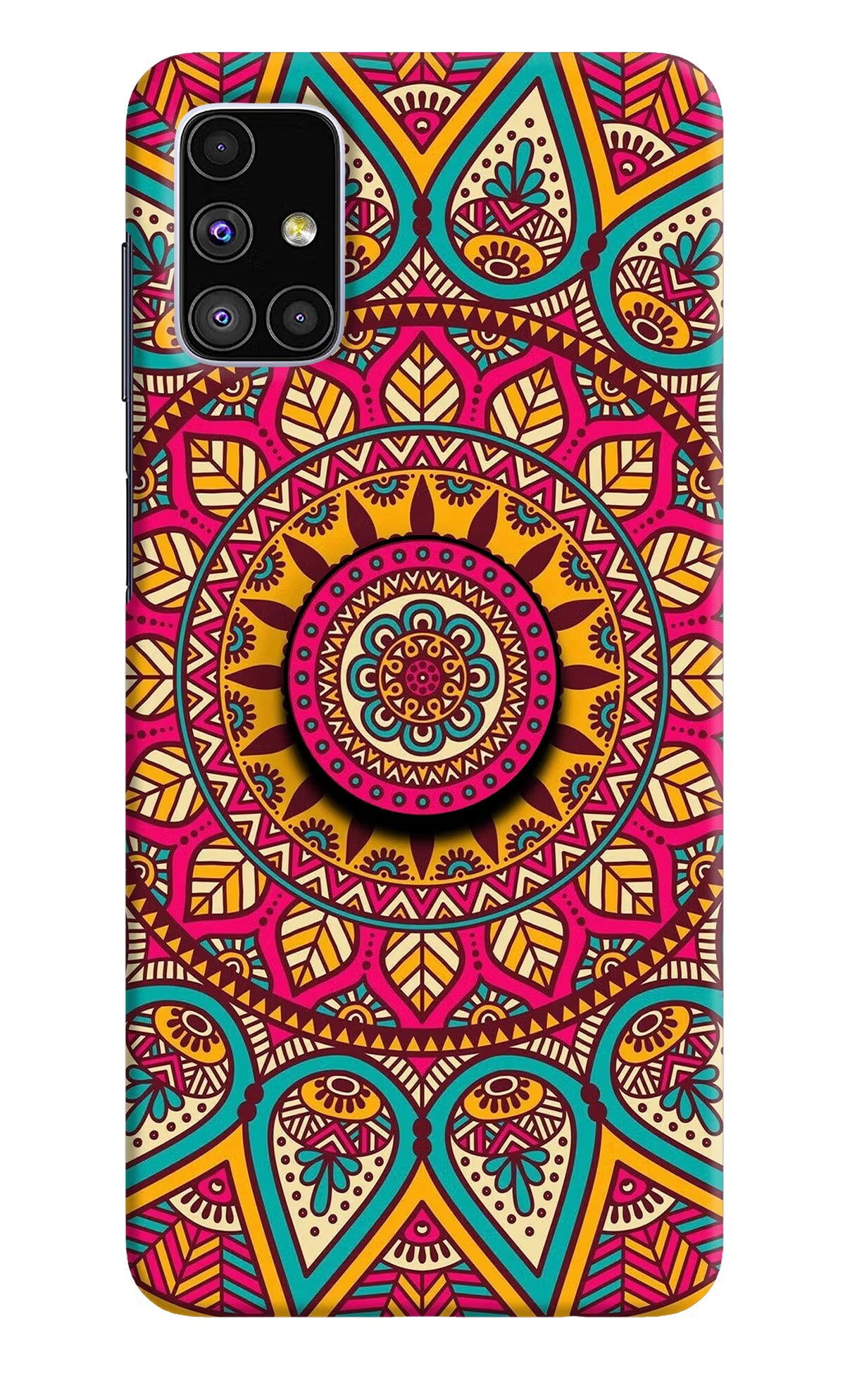 Mandala Samsung M51 Pop Case by Casekaro