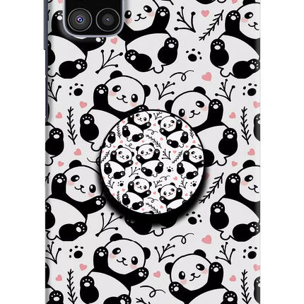 Cute Panda Samsung M51 Pop Case by Casekaro