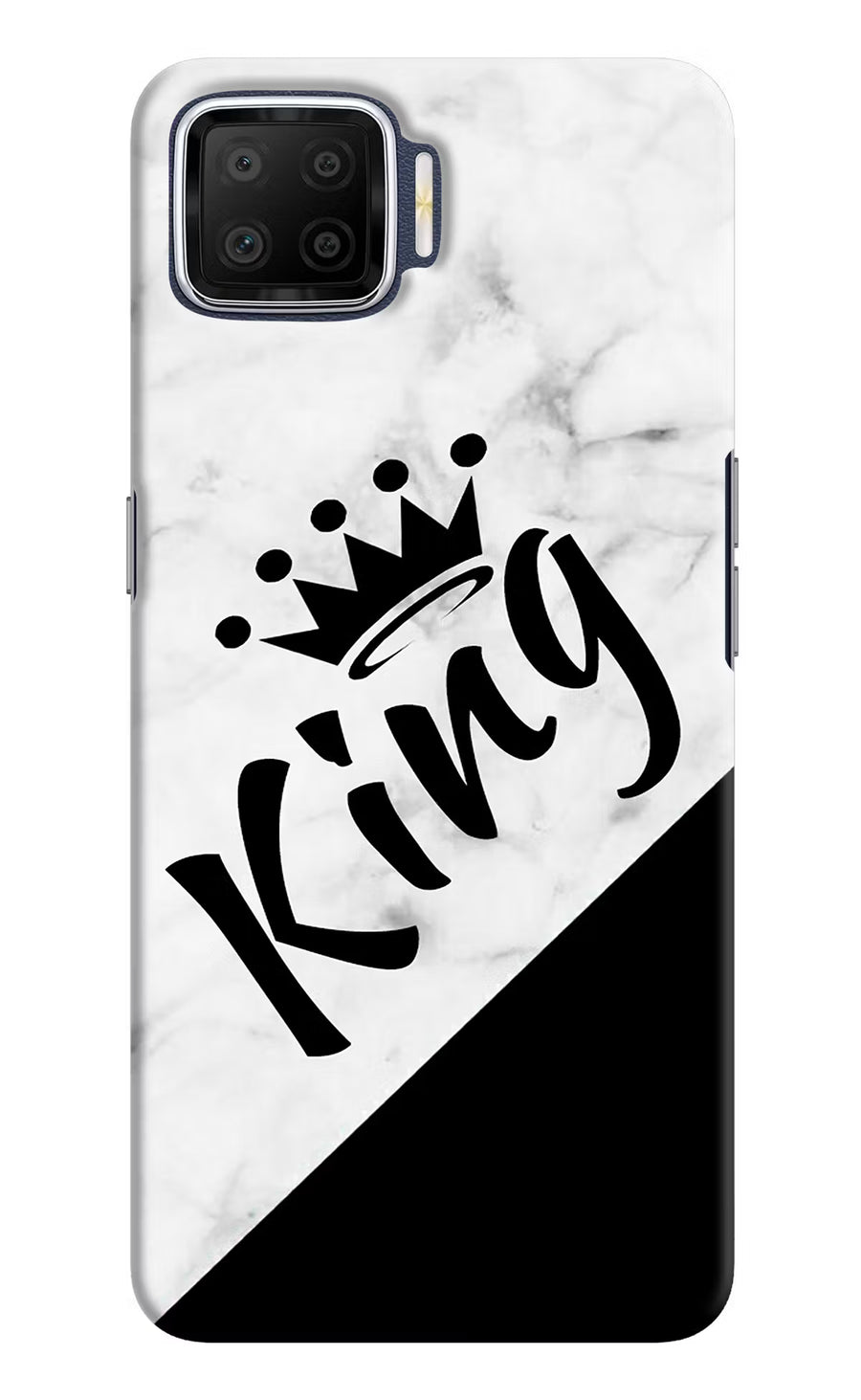 King Oppo F17 Back Cover, Hard case