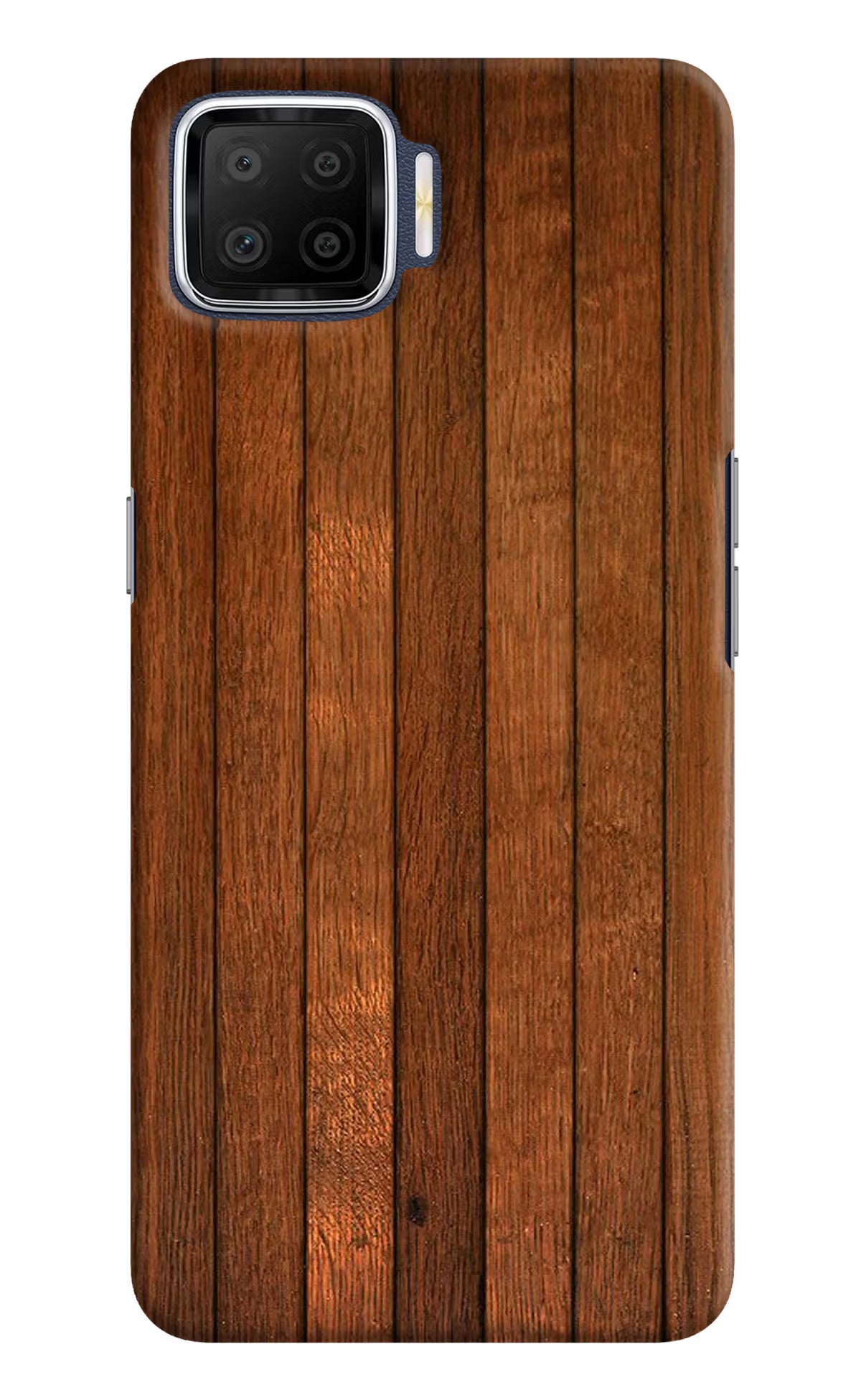 Wooden Artwork Bands Oppo F17 Hard Case Back Cover by Casekaro