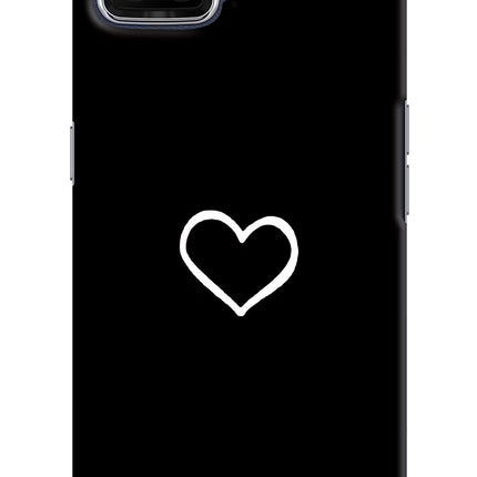Heart Oppo F17 Hard Case Back Cover by Casekaro