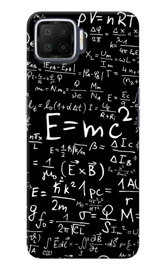 Physics Albert Einstein Formula Oppo F17 Back Cover