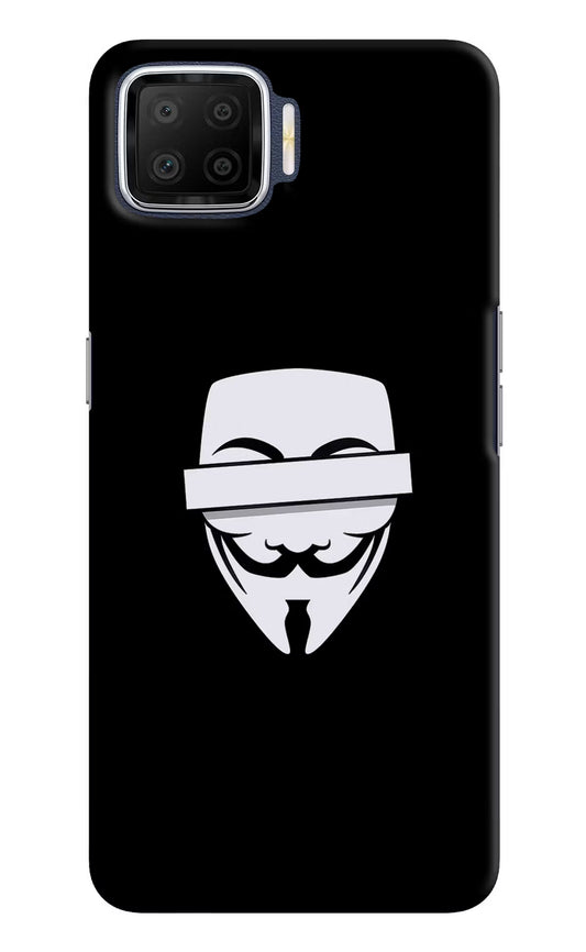 Anonymous Face Oppo F17 Hard Case Back Cover by Casekaro
