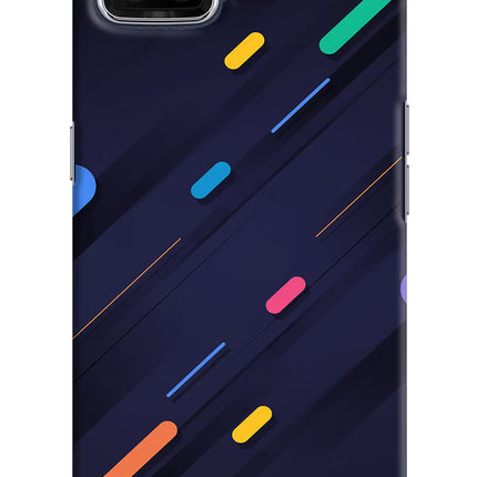 Abstract Design Oppo F17 Hard Case Back Cover by Casekaro