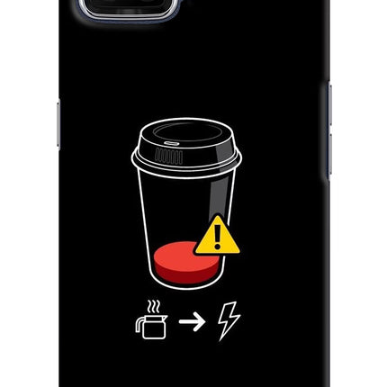 Coffee Oppo F17 Hard Case Back Cover by Casekaro