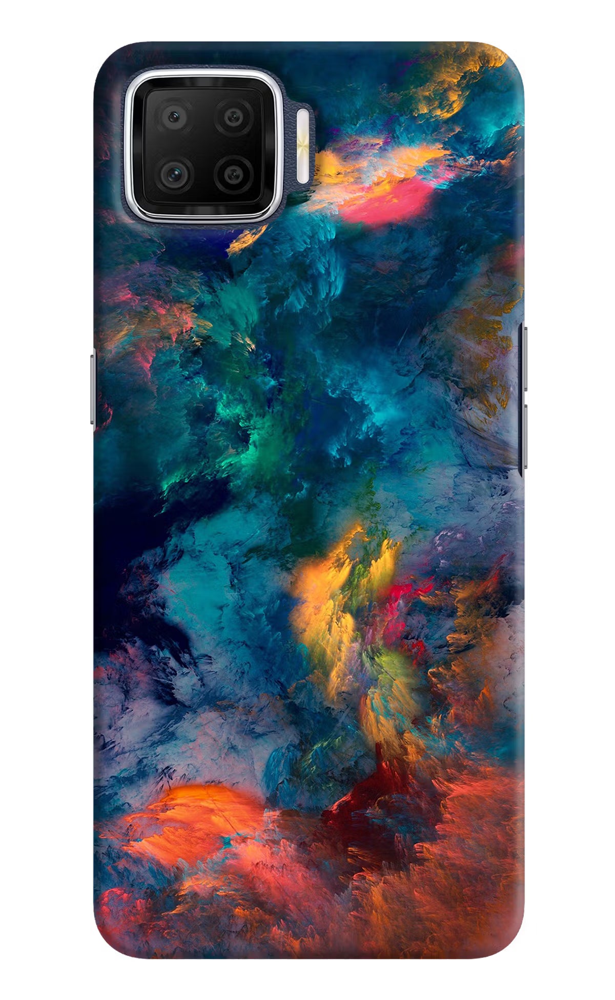 Artwork Paint Oppo F17 Hard Case Back Cover by Casekaro