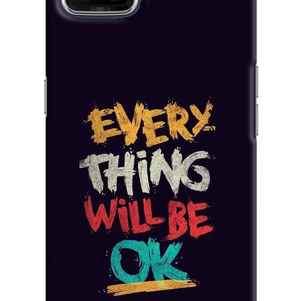 Everything Will Be Ok Oppo F17 Hard Case Back Cover by Casekaro
